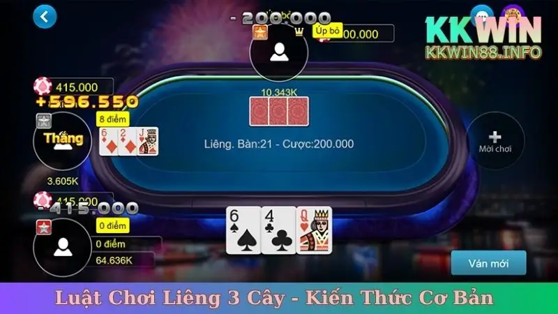 Luật Chơi Liêng 3 Cây - Kiến Thức Cơ Bản